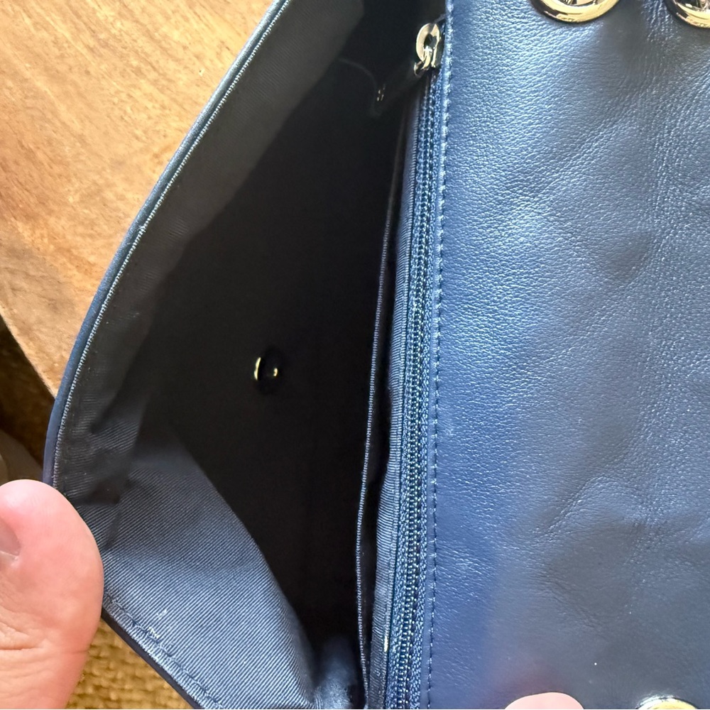 AUTHENTIC Chanel Elementary Chic Lambskin Flap Bag Purse - Picture 5 of 10